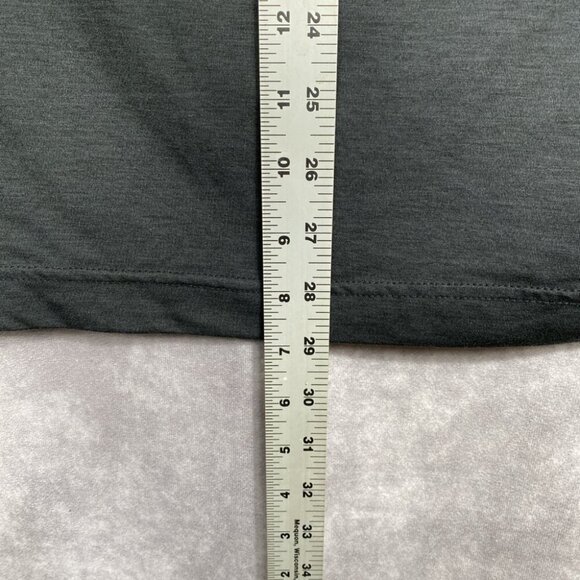 Vansport 1/4 Zip Shirt Mens Small Dark Gray Long Sleeve Belmont Stakes 2020 - Picture 6 of 8